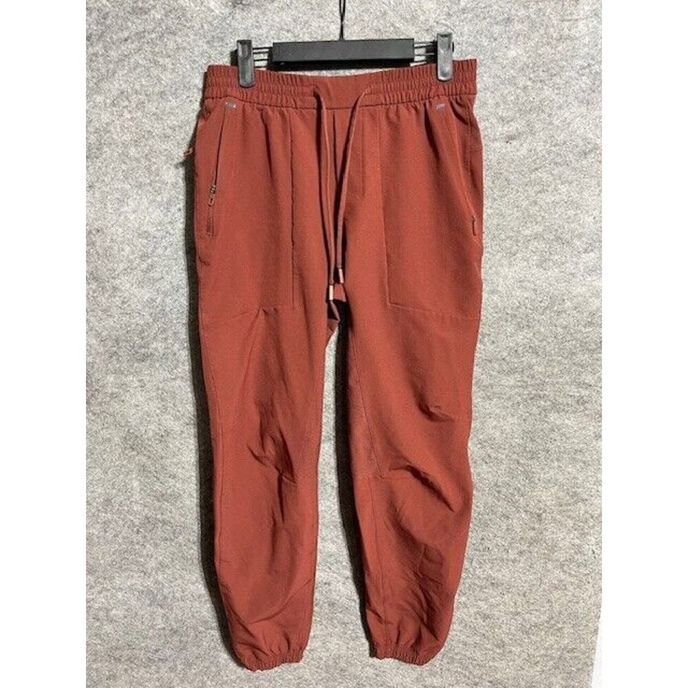 Lululemon Jogger Pants Womens S Dance Studio Drawstring Tapered Leg Brown